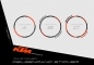 Preview: KTM Duke 125/390 2012 - 2016 | Dekor Factory 2B | Felgenrandaufkleber