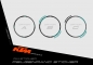 Preview: KTM Duke 125/390 2012 - 2016 | Dekor Stock 3B | Felgenrandaufkleber