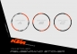 Preview: KTM Lc4 2005 - 2007 | Dekor Factory 1A | Felgenrandaufkleber