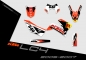 Preview: KTM Lc4 2005 - 2007 | Dekor Factory 2A | 2D-Ansicht