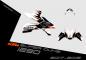 Preview: KTM Superduke 1290 2017 - 2019 | Dekor Factory 1A | 2D-Ansicht