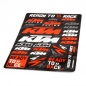 Preview: KTM Stickerset | sticker sheet