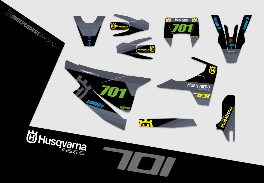 Husqvarna 701 SM  | Dekor Factory 1B | 2D-Ansicht