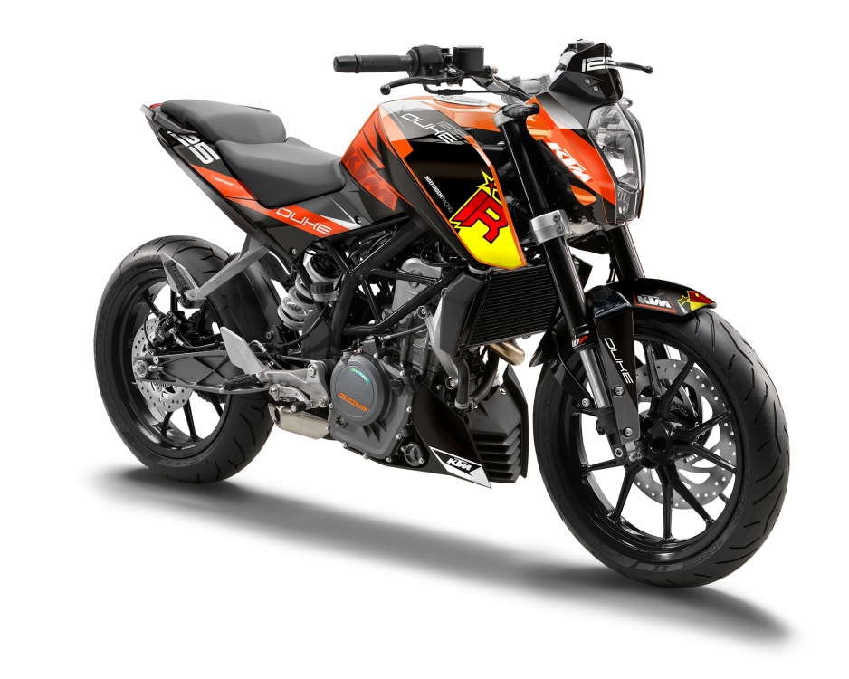 Stock 1B Decal / KTM Duke 125/390 2012-2016