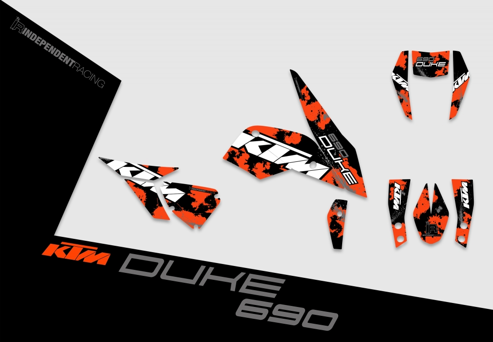 KTM Duke 690 | Decal Factory 3B | 2D view