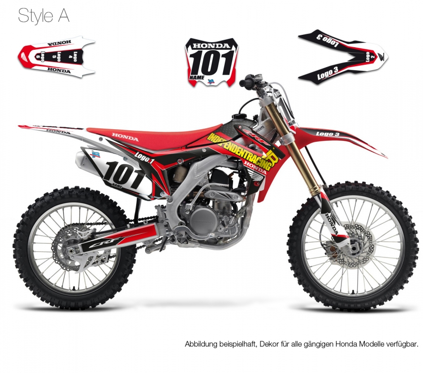 Motocross Dekor Honda Factory2