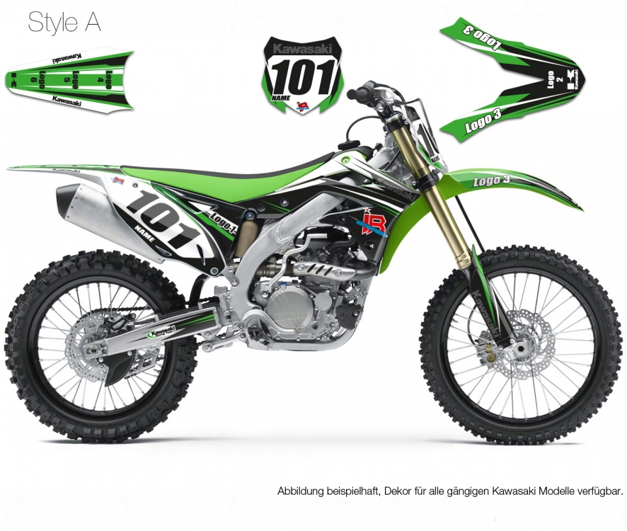 Motocross Decal Kawasaki Factory1