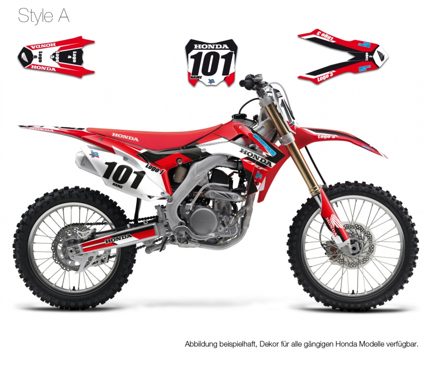 Motocross Dekor Honda Stock2