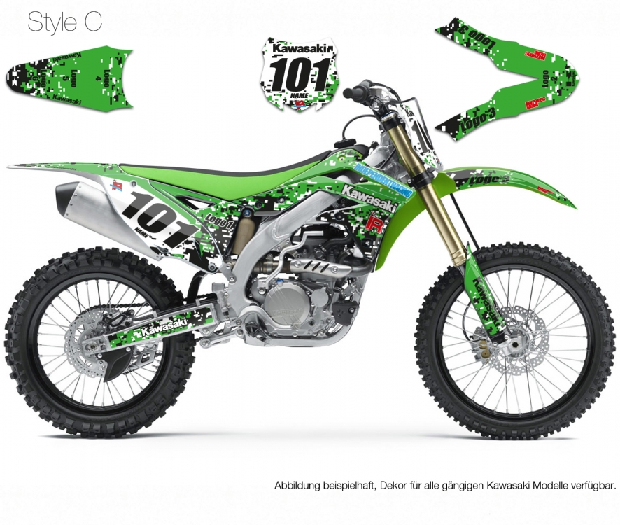 Decal Kawasaki Stock3 C