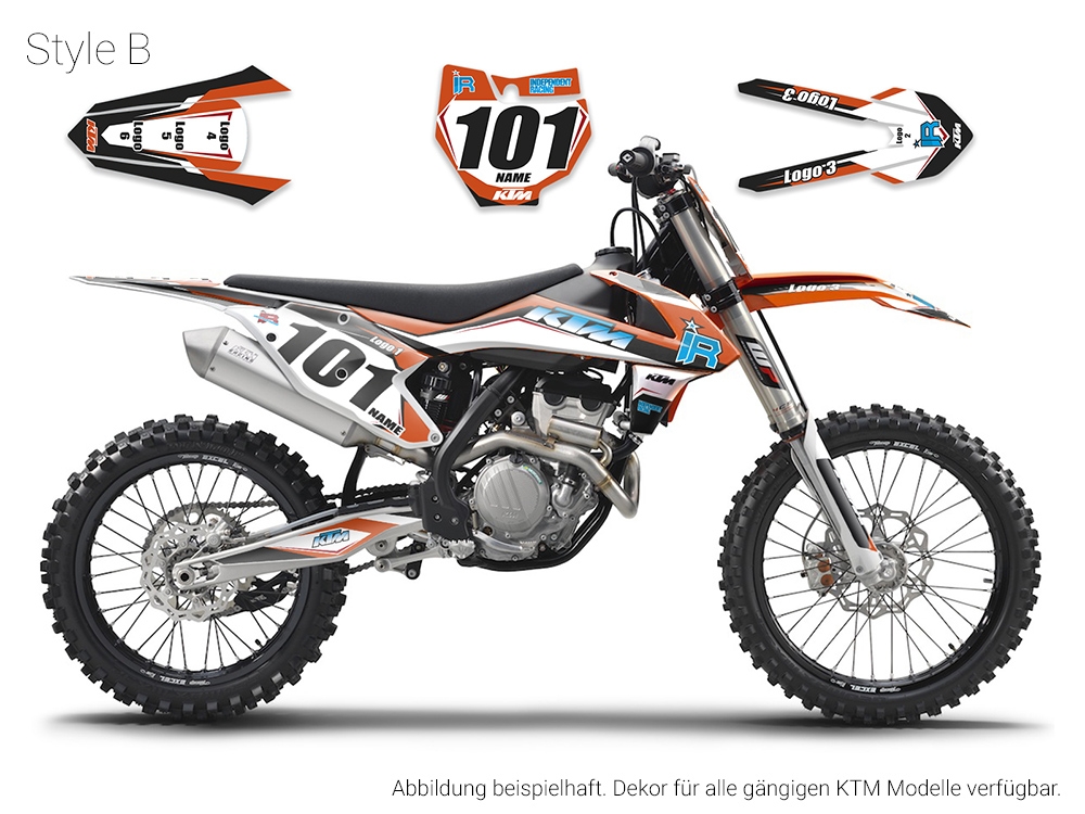 KTM EXC, EXC-F, SX & SX-F | Dekor Stock 1B