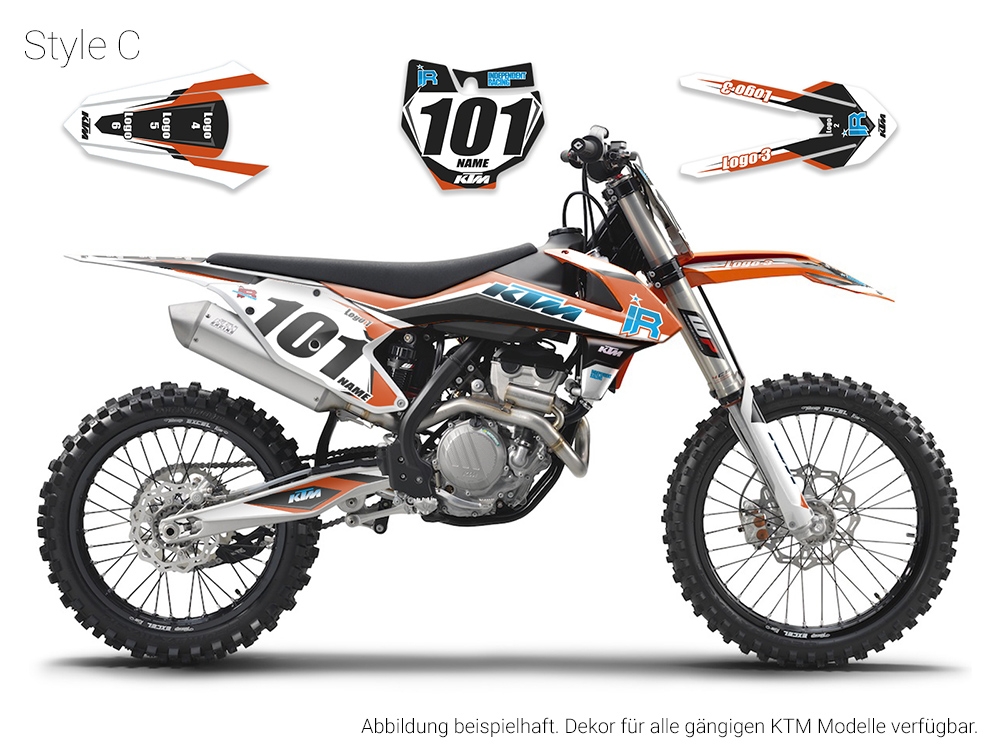 KTM EXC, EXC-F, SX & SX-F | Dekor Stock 1C