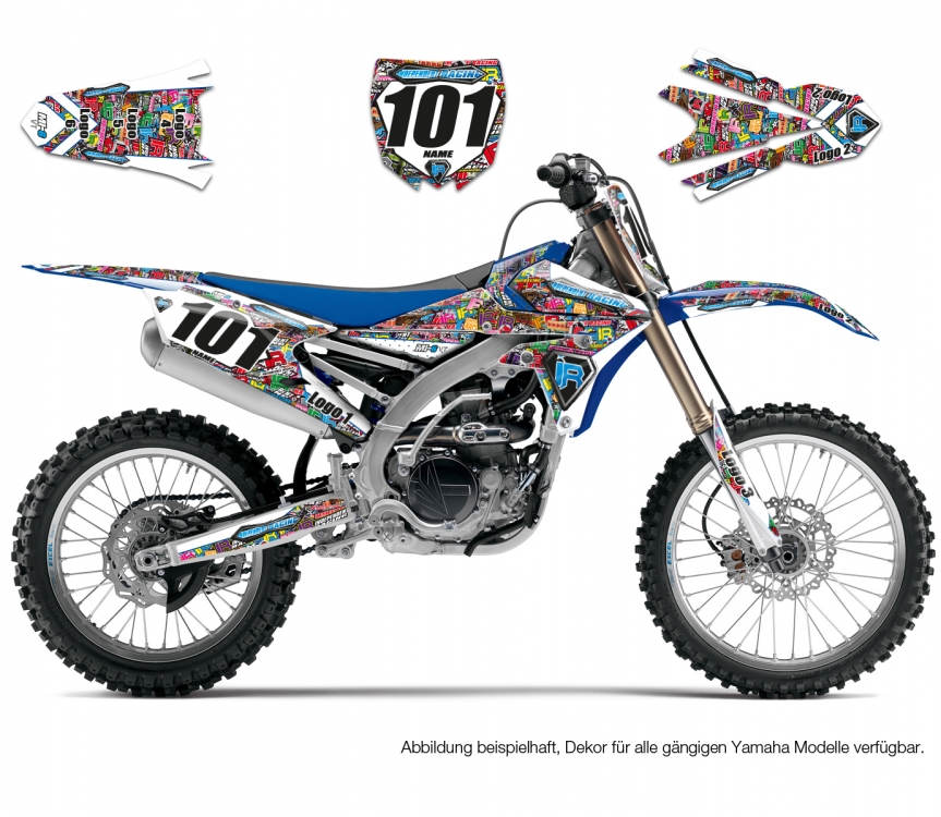 Motocross Decal Yamaha MI-6 VT