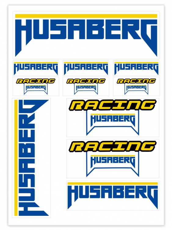 Husaberg Stickerset | sticker sheet