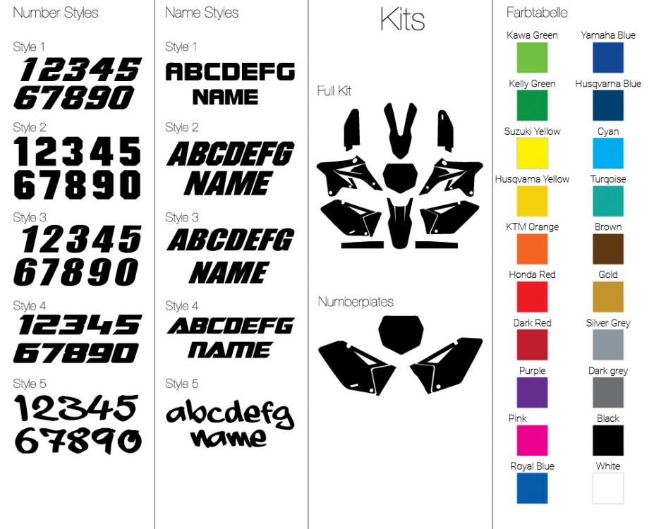 Decal Customizer | name, number and fonts