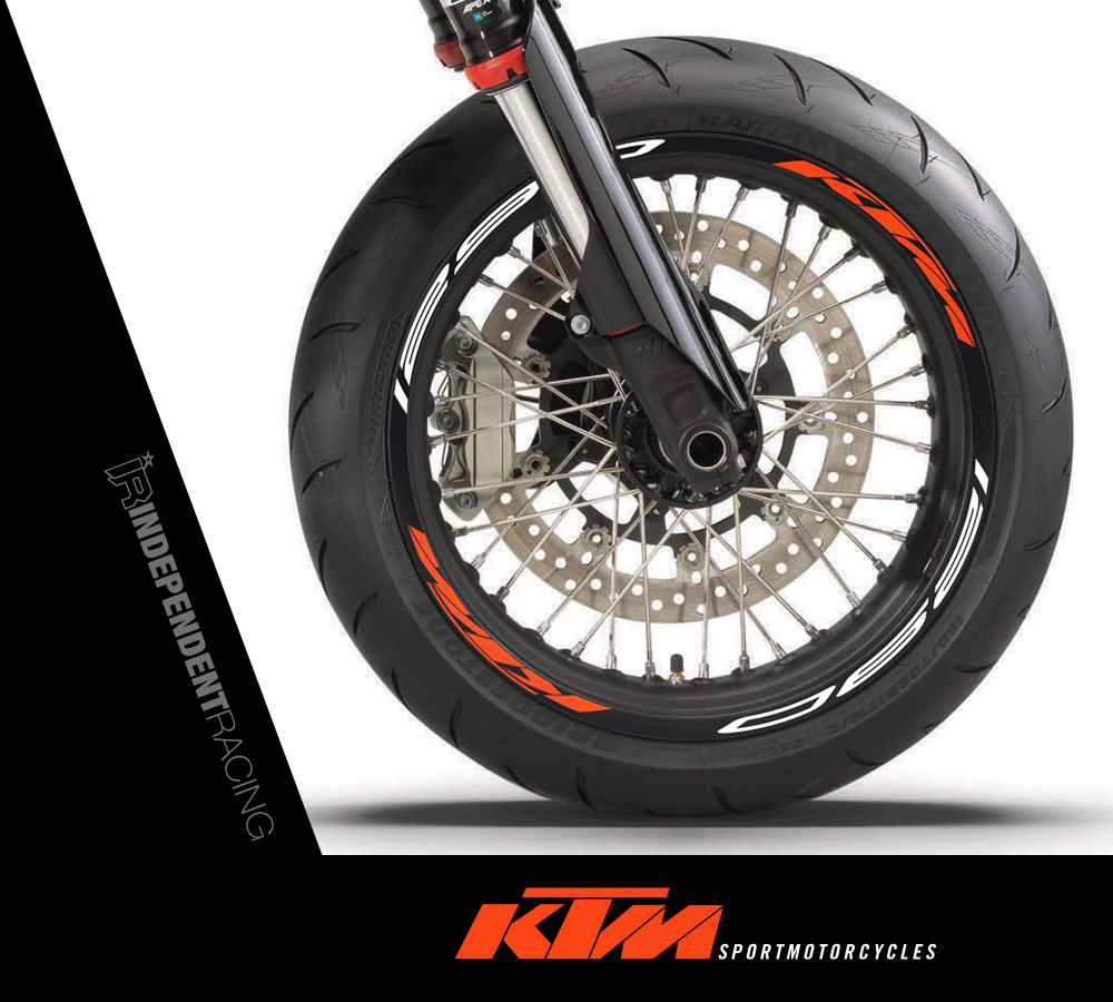 KTM Felgenrand Aufkleber, Dekor Stock 1