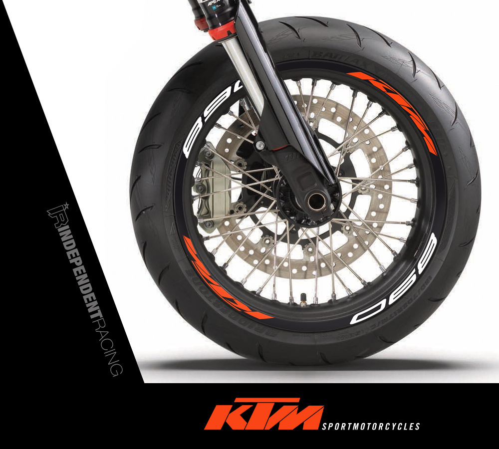 KTM Felgenrand Aufkleber, Dekor Stock 1