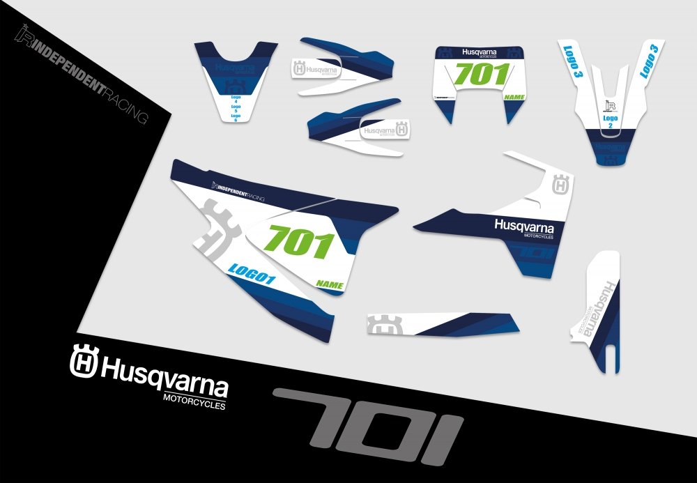 Husqvarna 701 SM  | Dekor Factory 1A | 2D-Ansicht