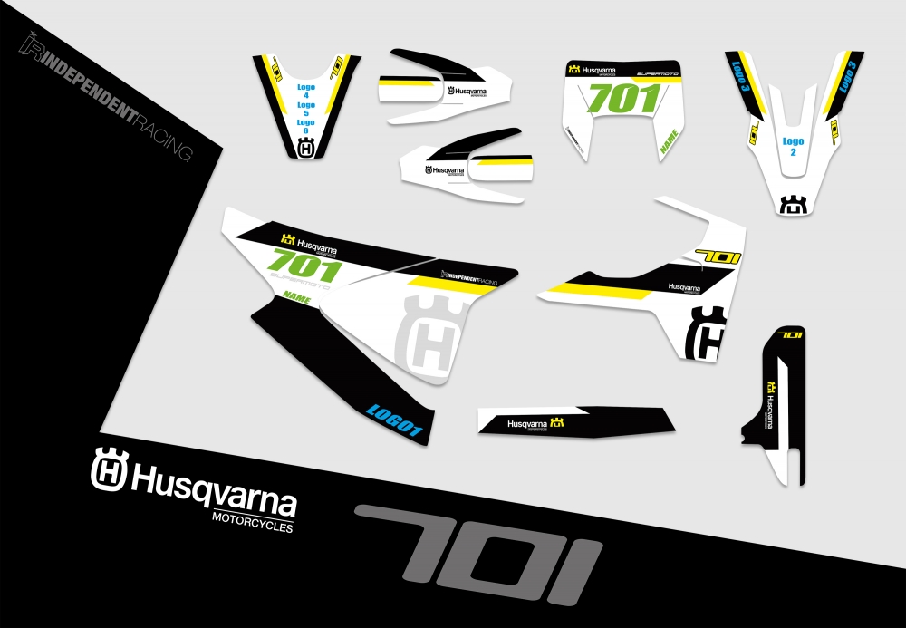 Husqvarna 701 SM | Decal Factory 3A | 2D view