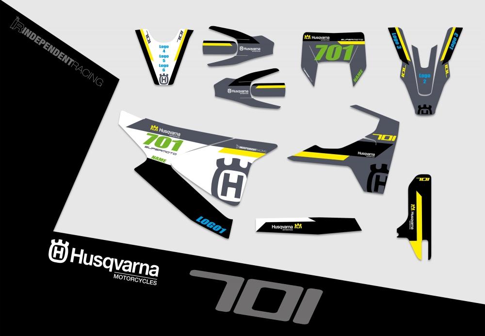 Husqvarna 701 SM  | Dekor Factory 3B | 2D-Ansicht