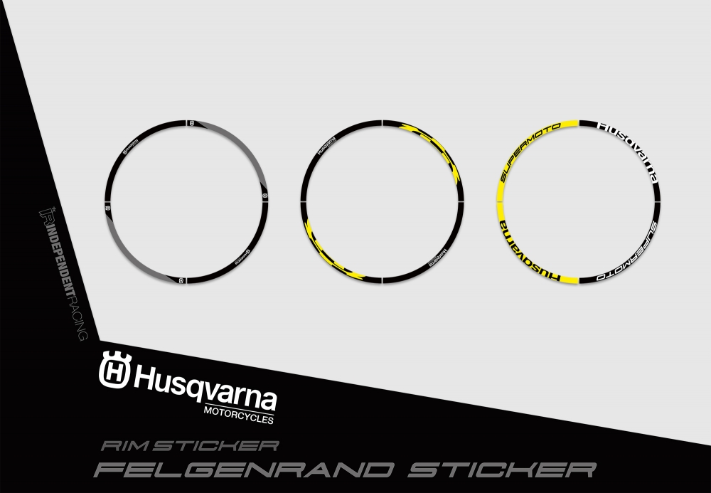 Husqvarna FS 450 2016 - 2018 | Decal Factory 1B |  Rimsticker