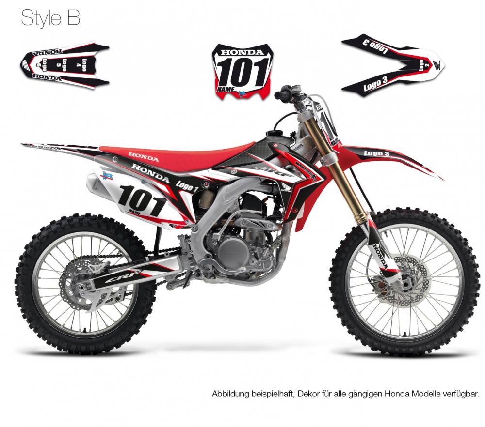 Decal Honda Factory3 B