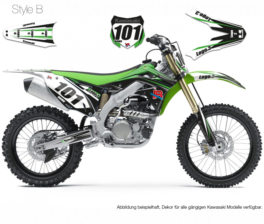 Decal Kawasaki Factory1 B