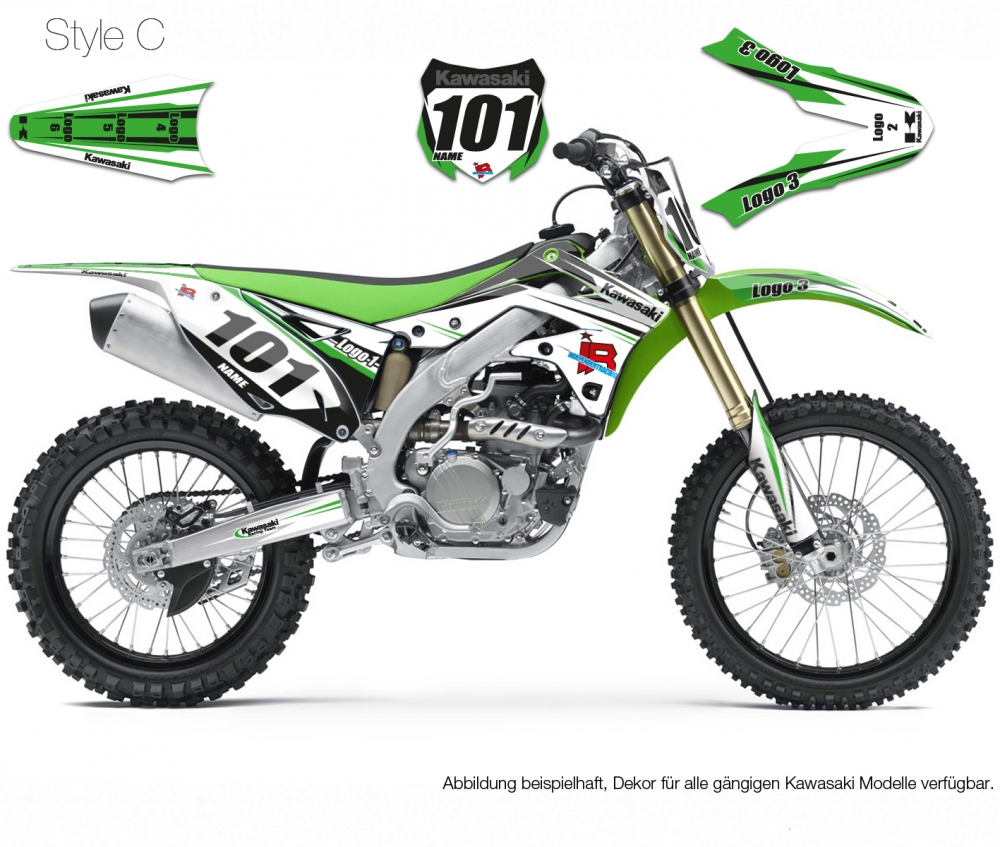 Decal Kawasaki Factory1 C