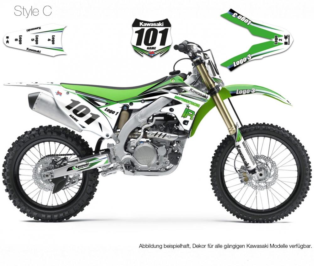 Motocross Decal Kawasaki Factory2
