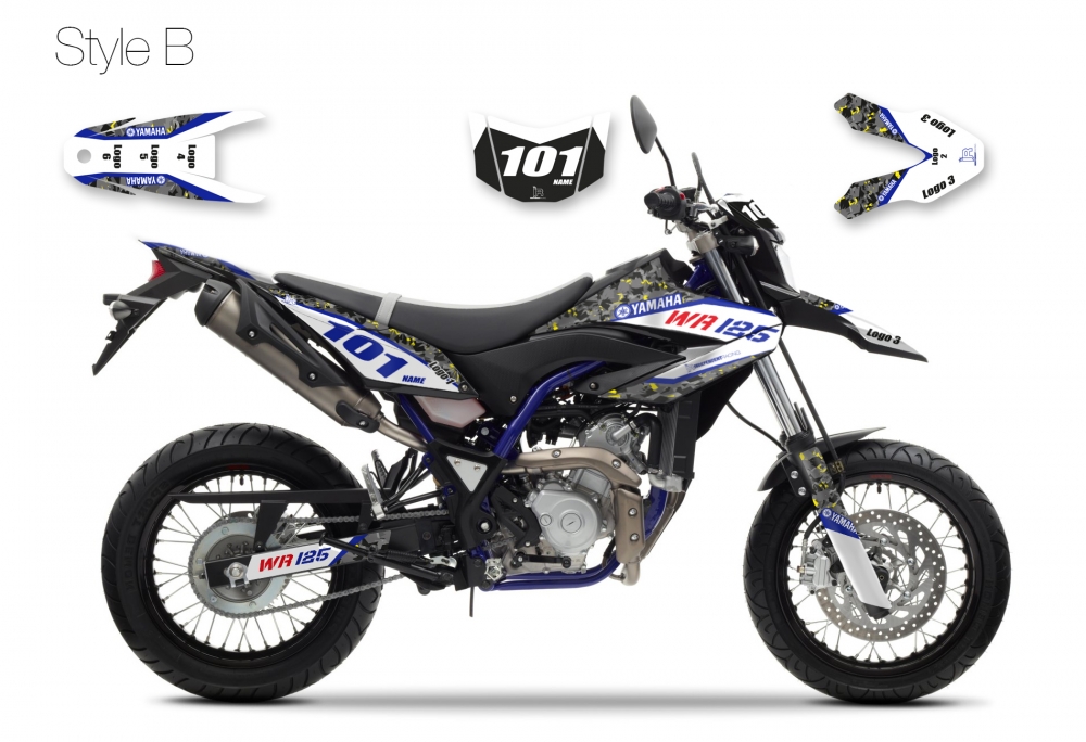 Dekor Yamaha WR125Factory1 B