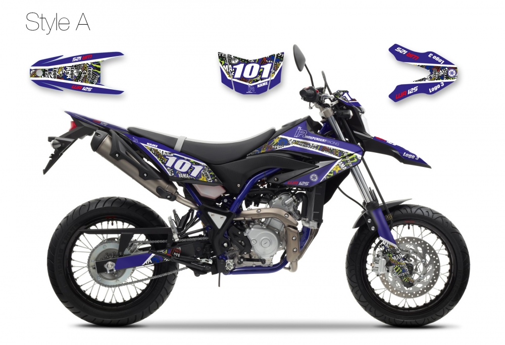 Decal Yamaha WR125 Stock3 A
