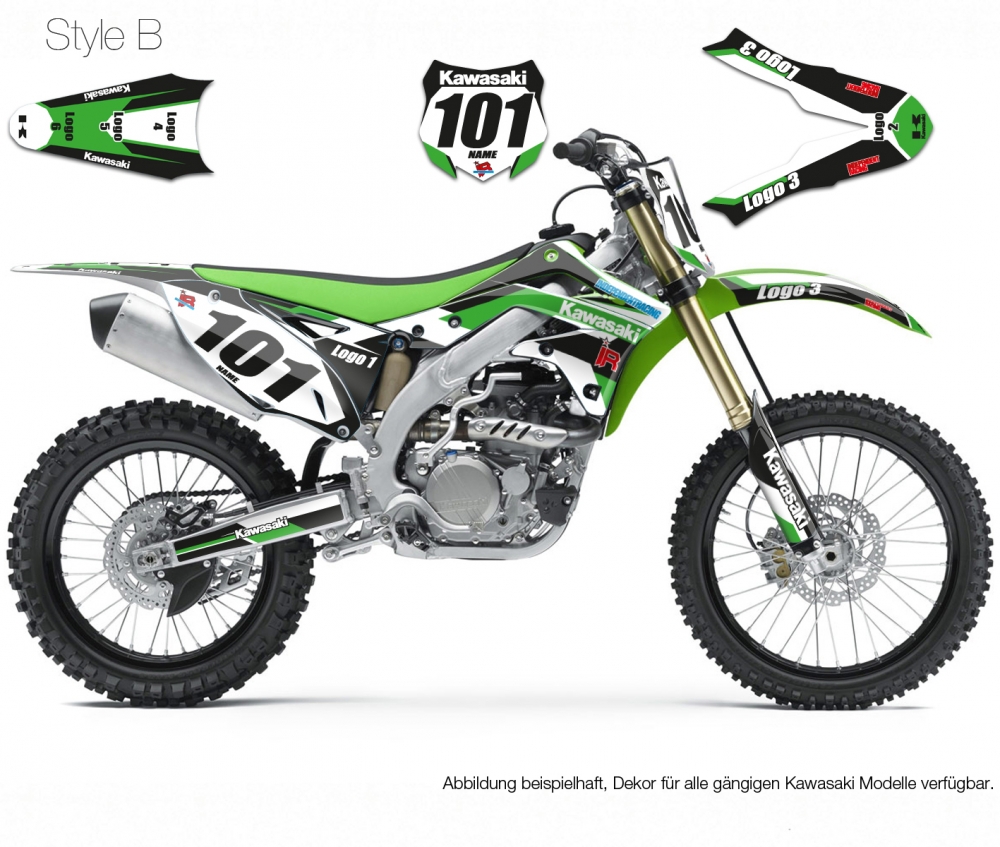 Decal Kawasaki Stock2 B