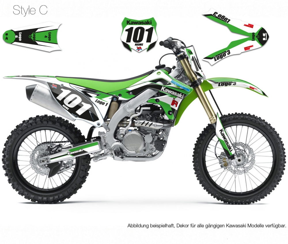 Decal Kawasaki Stock2 C
