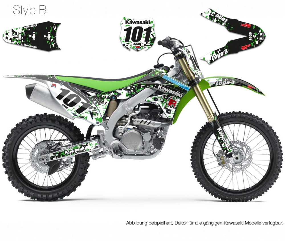 Decal Kawasaki Stock3 B