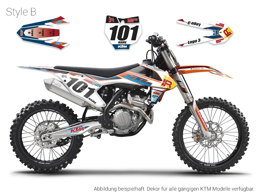 KTM EXC, EXC-F, SX & SX-F | Decal Factory 2B