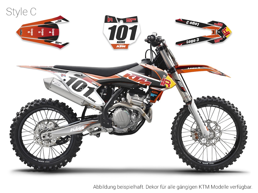 KTM EXC, EXC-F, SX & SX-F | Decal Factory 2C