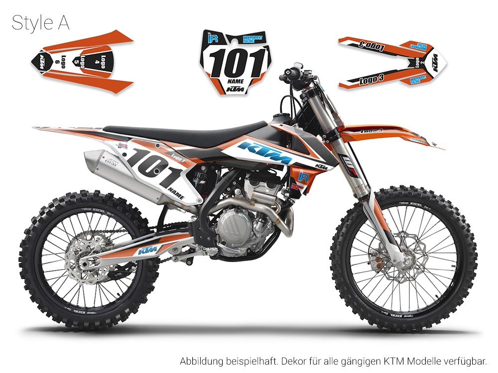 KTM EXC, EXC-F, SX & SX-F | Dekor Stock 2A